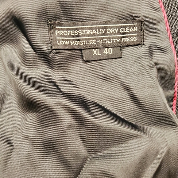 Double Breast Black Sport Blazer Suit Jacket sz XL - Picture 3 of 5